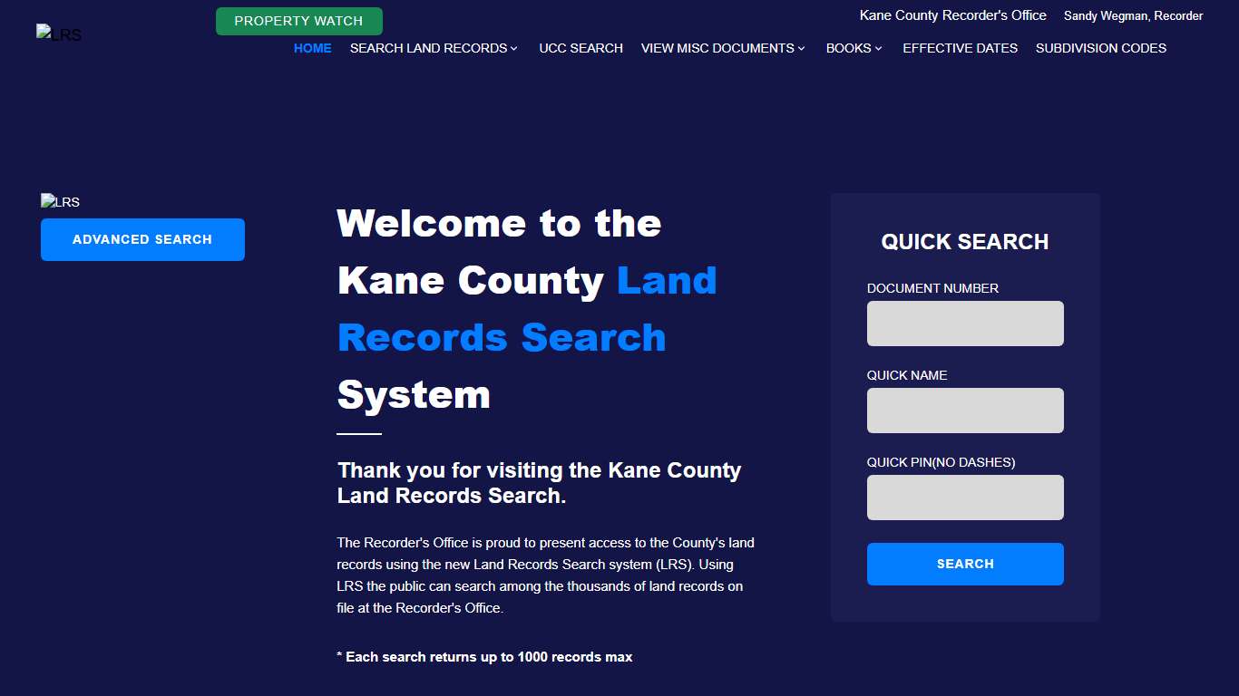 Land Records Search